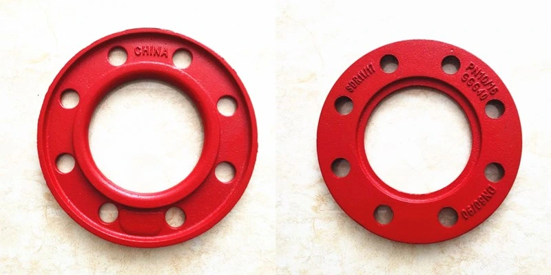 Ductil Iron Backing Ring with Imperial Size HDPE Flange Adaptors